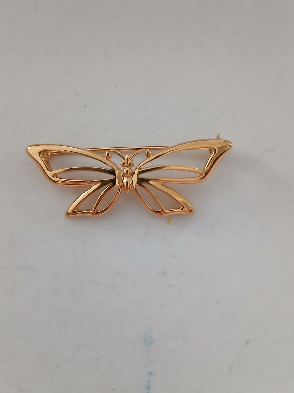 Gold Butterfly Brooch - Women's Jewelry